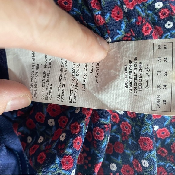 Love & Legend Floral Bell Sleeve Lace Lined Dress Boho Cottagecore Prairie Sz 20 - Picture 4 of 9